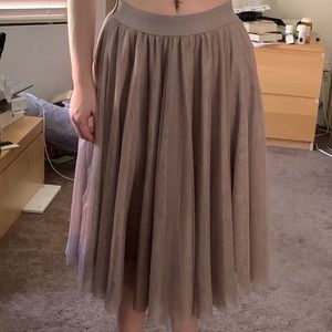 A frilly skirt